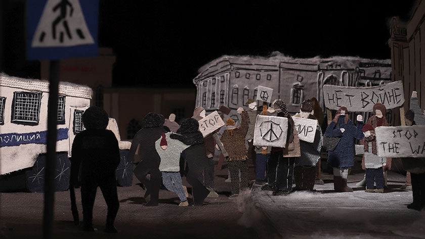 Winter in March by Natalia Mirzoyan animated film still