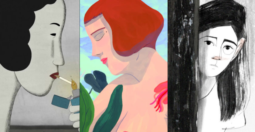 Animation collage of Oscar-shortlisted shorts