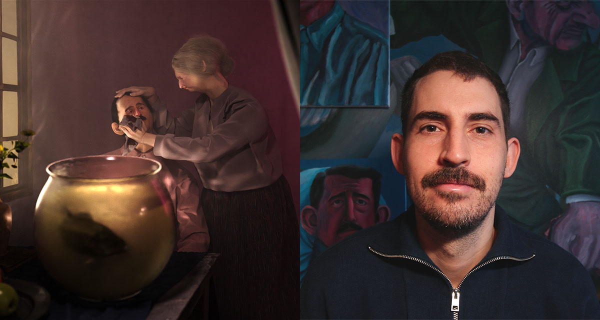 Melk by Filip Anthonissen animated film still and the director's photo