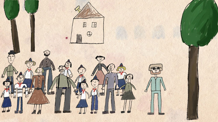 SCHOOL SHOW Ana Horvat animated film still