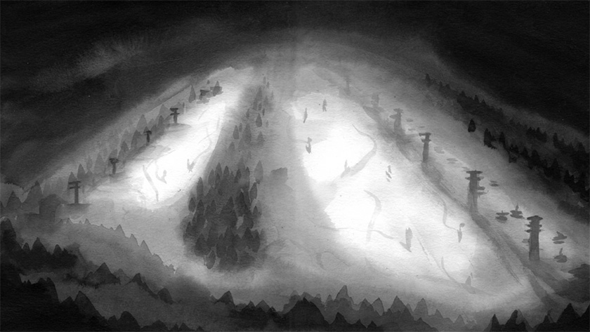 Machine Mountain by Terezie Unzeitigova animated film still
