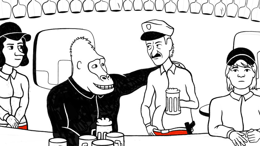 Face Recognition animation still by Martinus Klemet