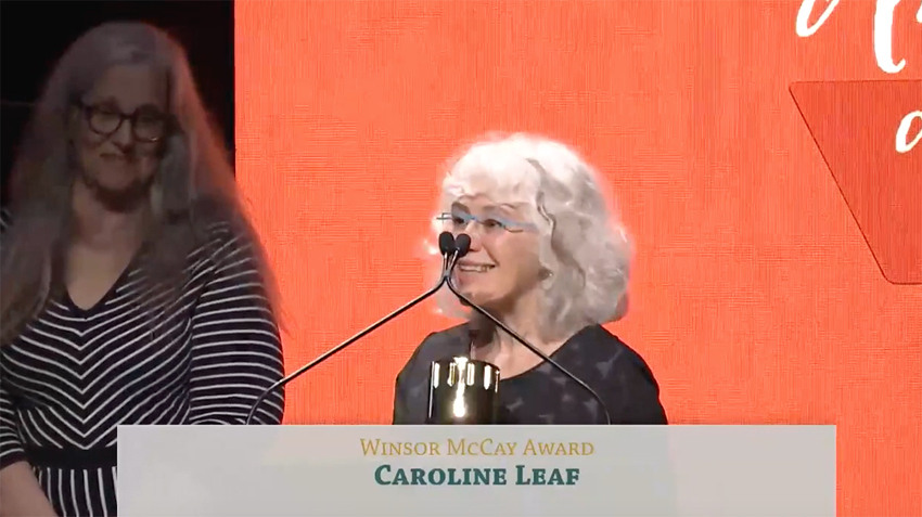 2017: Caroline Leaf Receives the Winsor McCay Award
