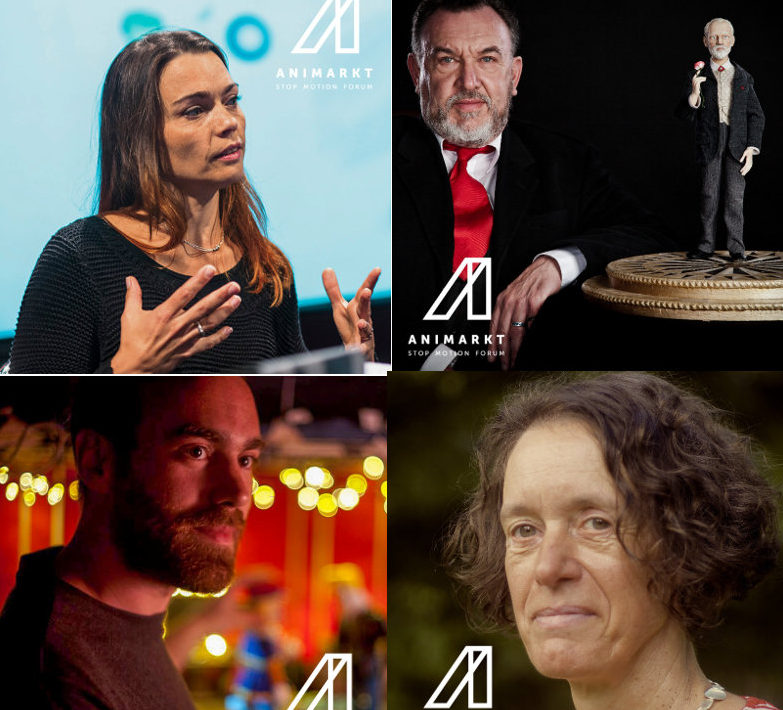 Barry Purves, Juan Soto, Angela Poschet, and Christine Polis in the Animarkt 2019 Workshops and Masterclasses