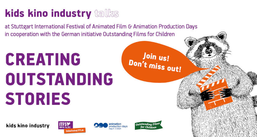 Kids Kino Industry Talks: Creating Outstanding Stories at ITFS and Animation Production Days