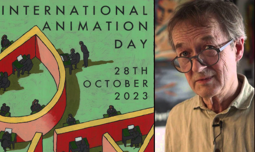 Georges Schwizgebel Designs the International Animation Day 2023 Poster