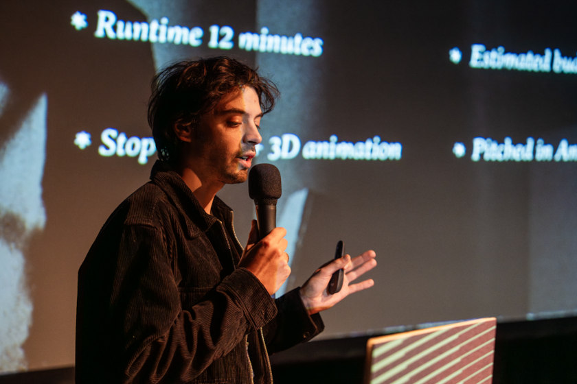 Ergot pitching at the 2025 CEE Animation Forum