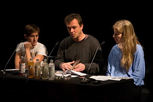 Animateka 2015 Press Conference Igor Prassel (middle). Photo by Matjaž Rušt Animateka 2015: Interview with Igor Prassel