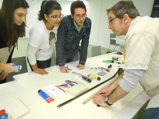 Steven Woloshen and participants during the 2016 MONSTRA workshop, Portugal