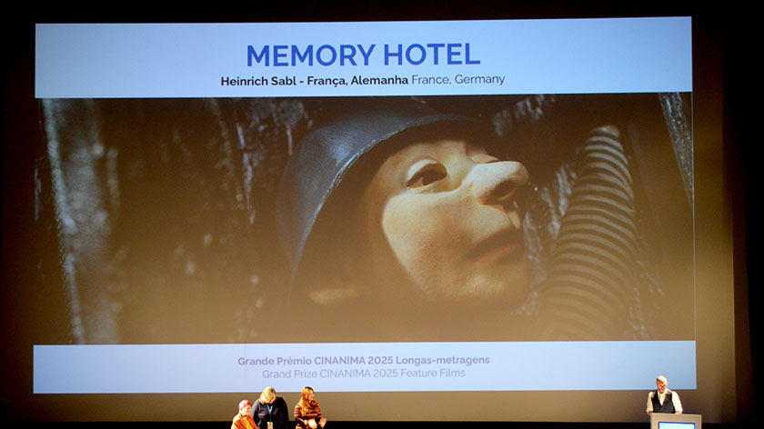 Memory Hotel animation feature at Cinanima Festival