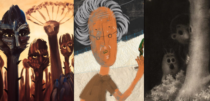Animation stills collage from Monstra Festival 2025