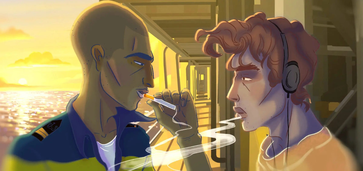 Christopher at Sea animation still