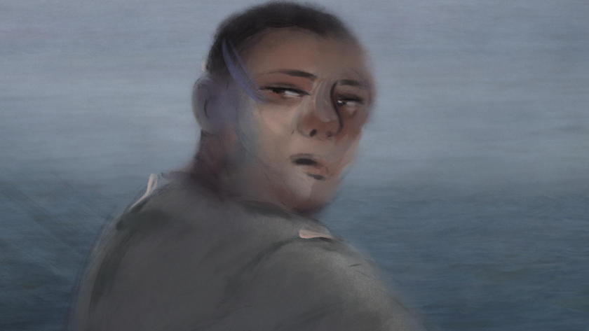 Distant Blue Moein animation film still
