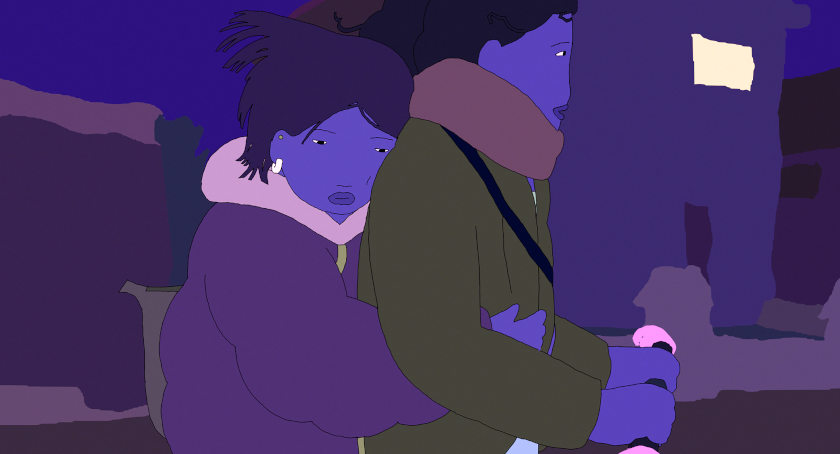 Sisters Swim animation film still