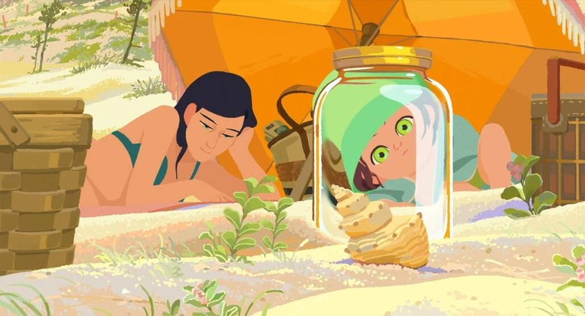 ‘Little Amélie or the Character of Rain’ by Maïlys Vallade and Liane-Cho Han animation film still