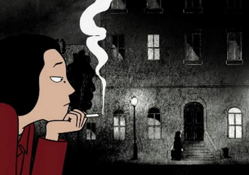Persepolis Marjane Satrapi animation film still