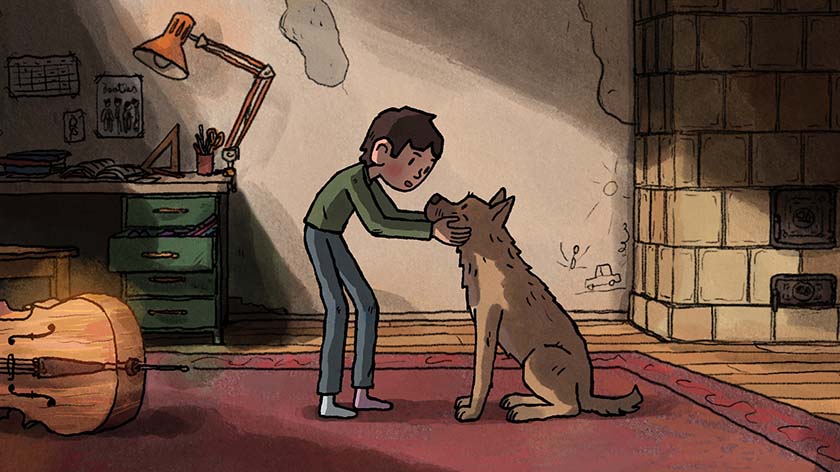 Dog Ear by Peter Vacz animated short film still