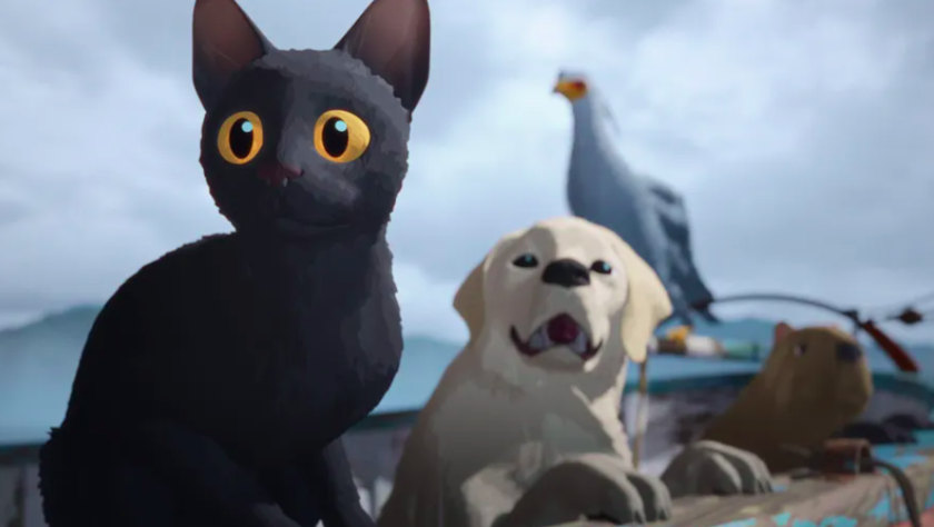 'Flow' animation film still by Gints Zilbalodis