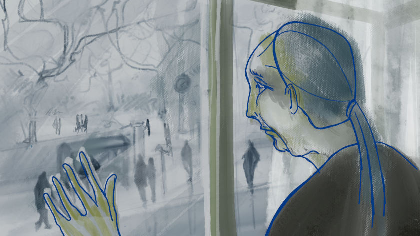 Running out of time animation film still