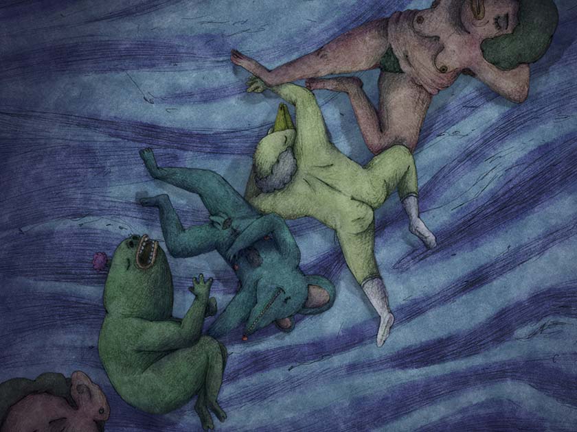 Cosmonauts by Leo Cernic animation short film still