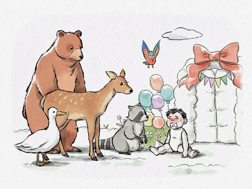Little Feet Korean animation film still