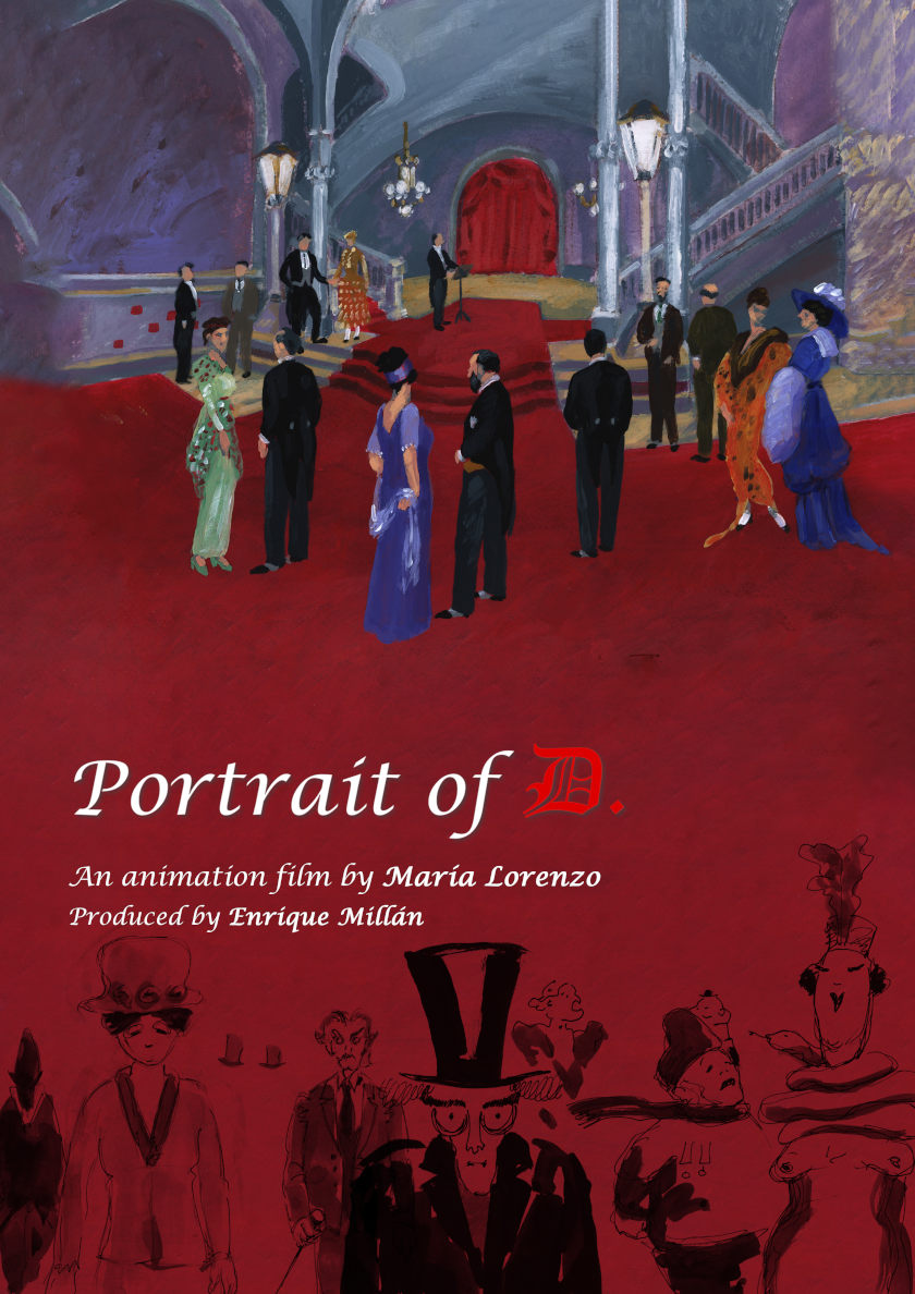 'Portrait of D' Maria Lorenzo Hernandez poster animation