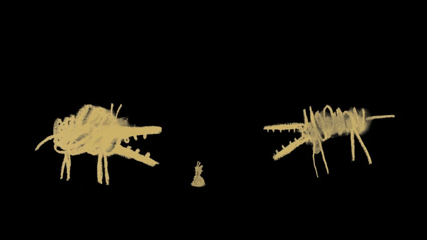 Angry Dogs by Shaun Clark animation film still