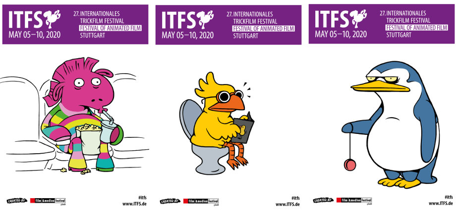 Six New Designs for ITFS Stuttgart International Festival of Animated Film