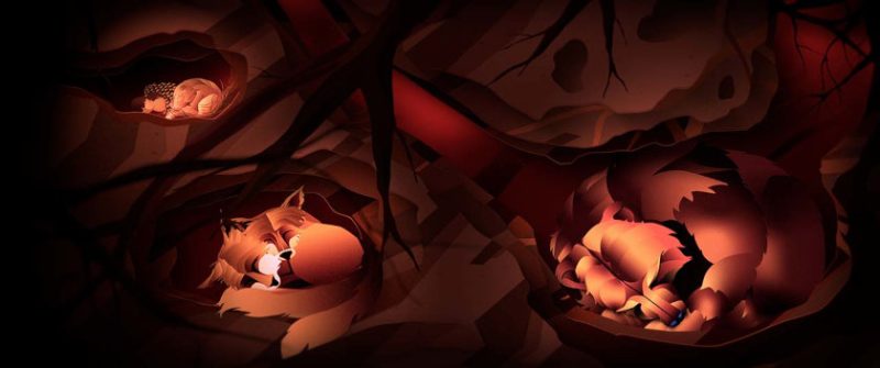Yellowstone 88: Song of Fire by Little Fluffy Clouds animation film still