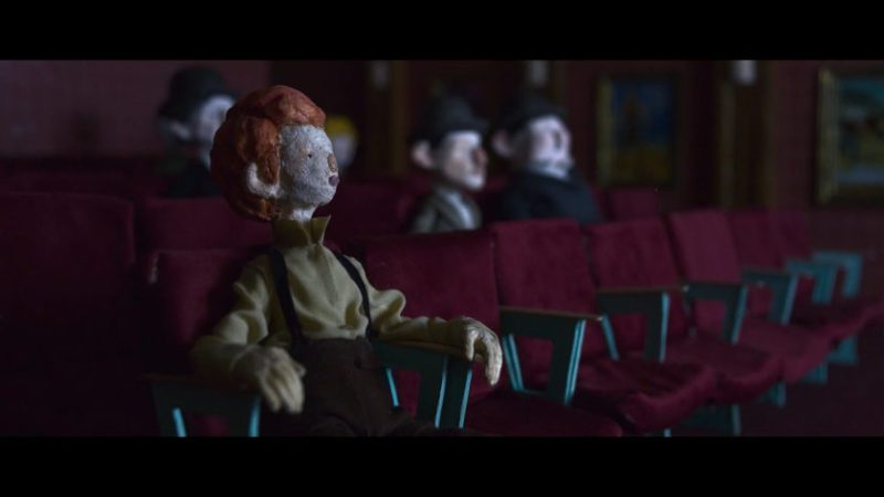 Silent film animation film still