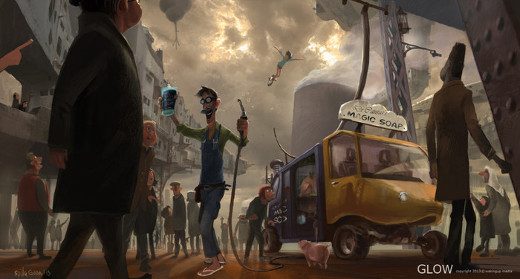 glow by Patrick Cheh animation film still