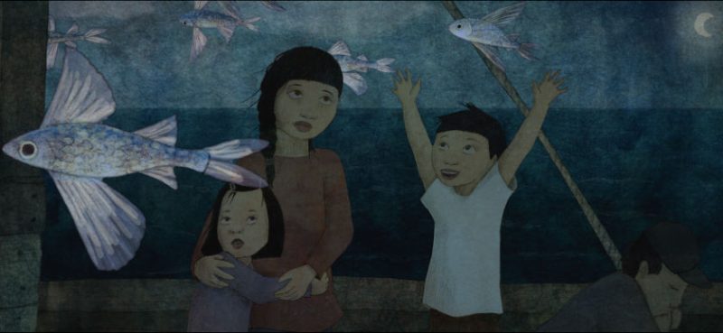 Flowing Home (Comme un fleuve) by Sandra Desmazières animation film still