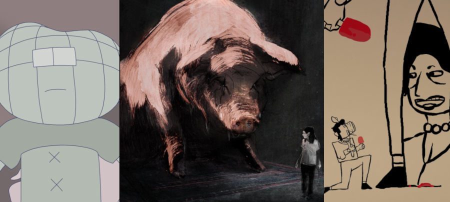 Anibar Animation Festival 2022 winners collage