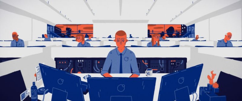 The Lonely Orbit by Frederic Siegel & Benjamin Morard animation film still
