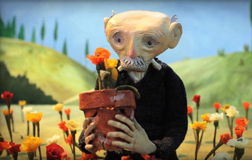 The Man who Was Afraid of Falling by Joseph Wallace animation film still