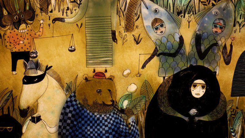 Sheep, Wolf and A Cup of Tea animation film still