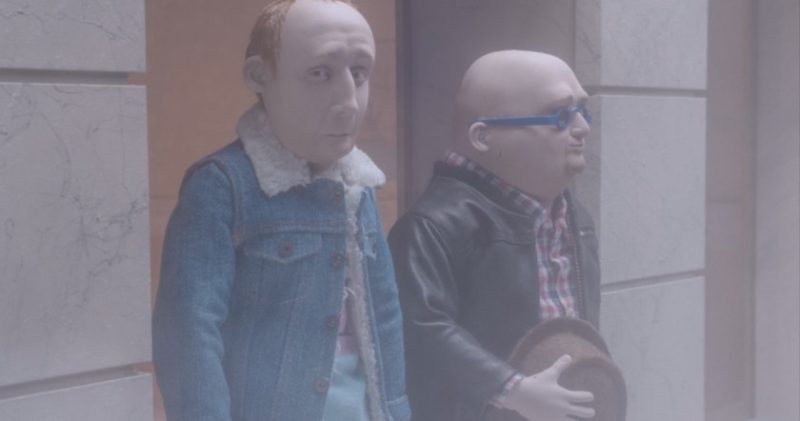 Still from animation film 'Beautiful Men' by Nicolas Keppens