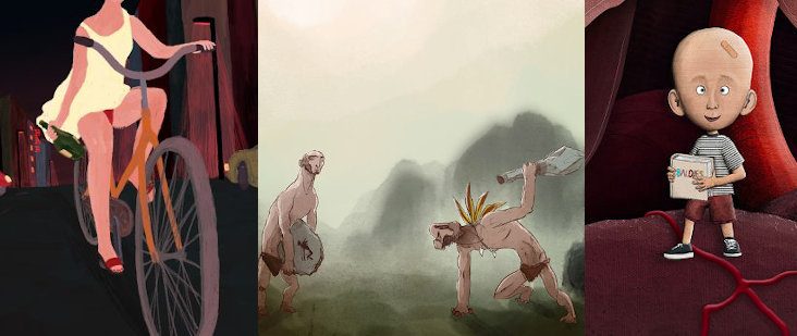 CEE Animation Forum 2020: Winning annimation projects collage