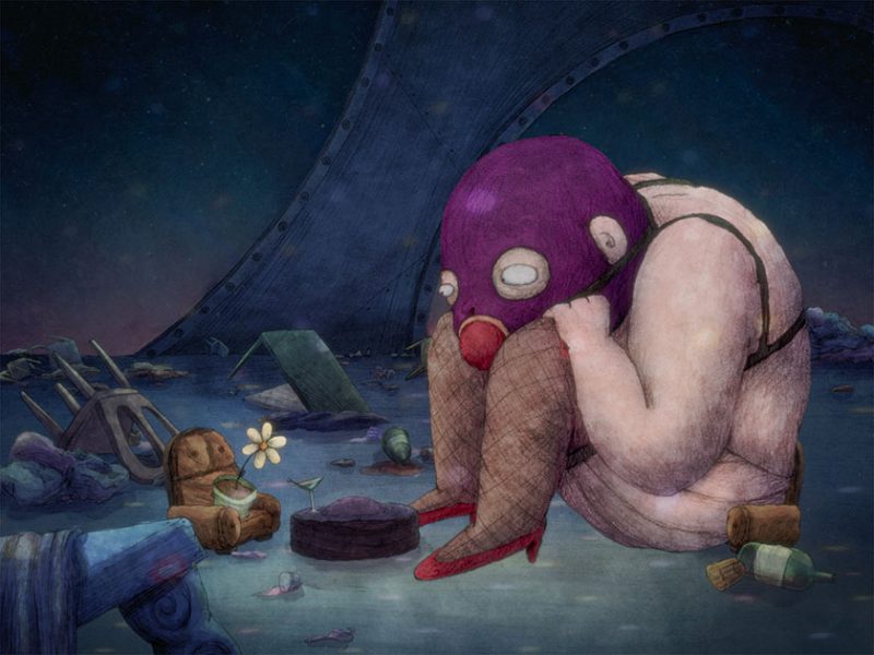 Cosmonauts by Leo Cernic animation short film still