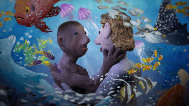 Lovers in a dangerous time animation film still