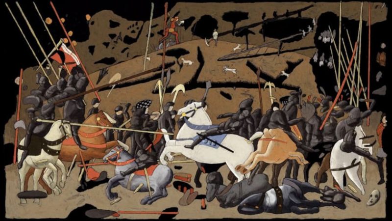 The Battle of San Romano by Georges Schwizgebel animation film still