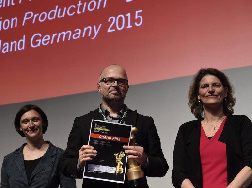 Volker Schlecht (middle) wins the Grand Prix at Stuttgart Festival (c) ITFS