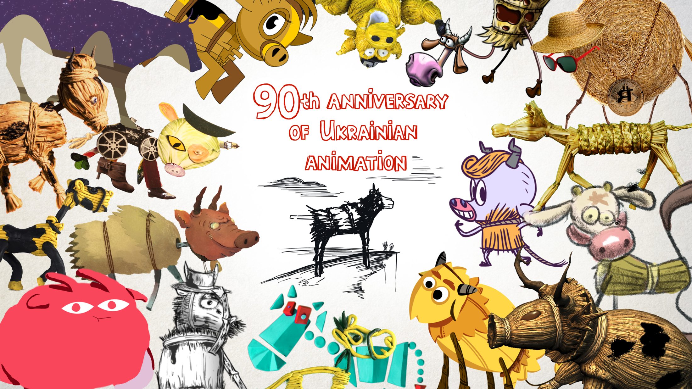 90 Years of Ukrainian animation visual