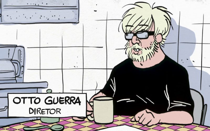 Otto Guerra cartoon portrait
