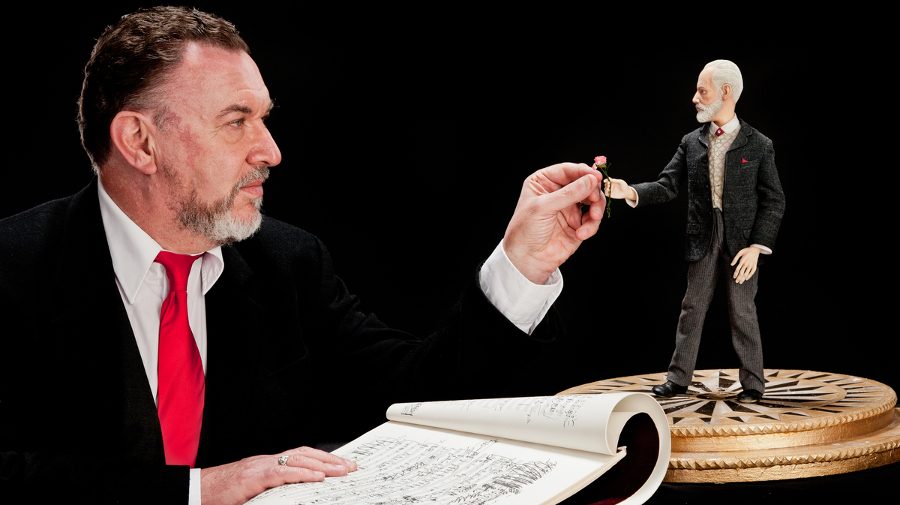 Barry Purves in conversation with Tchaikovsky puppet