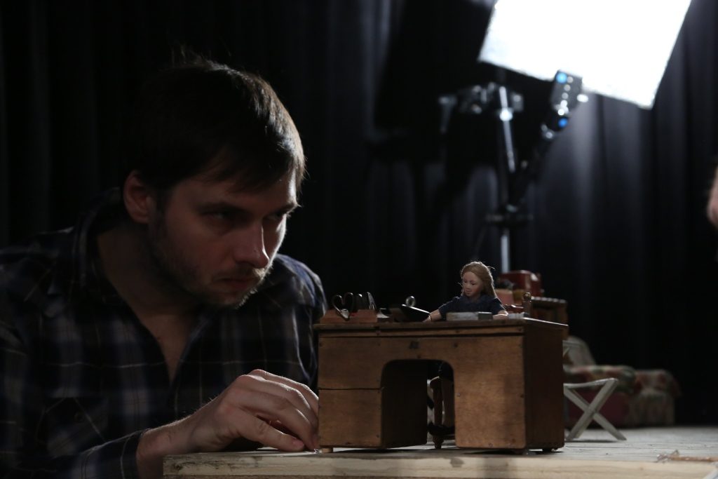 Ülo Pikkov,  Empty Space animation film: making of photo