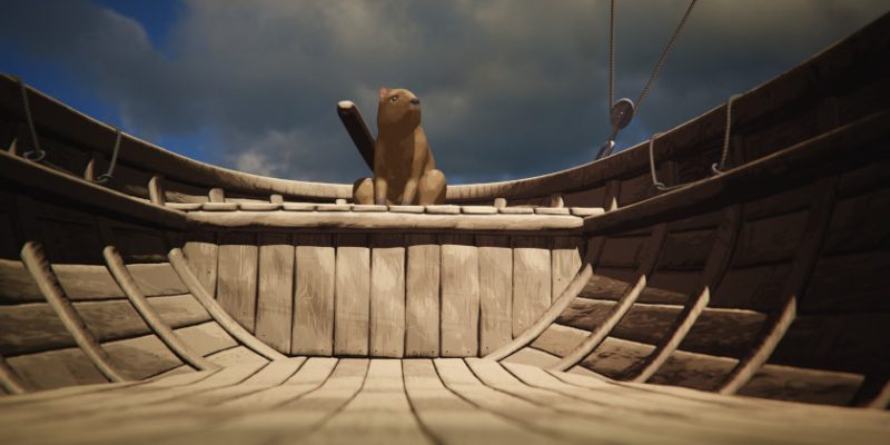 Flow by Gints Zilbalodis animation film still