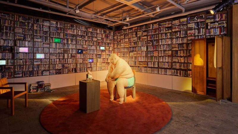 Dahee Jeong, Paper, Light, Ghost Exhibition Still (via pradagroup.com)