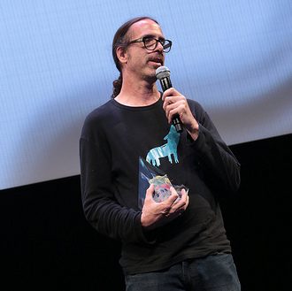 Chris Landreth receiving the Cristal D' Annecy (c) Annecy Festival chris-landreth-annecy