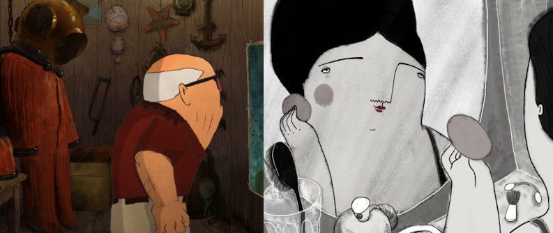 MOME Hungarian animation shorts collage